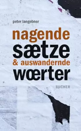 Couverture du produit · nagende sätze & auswandernde wörter: Lyrik