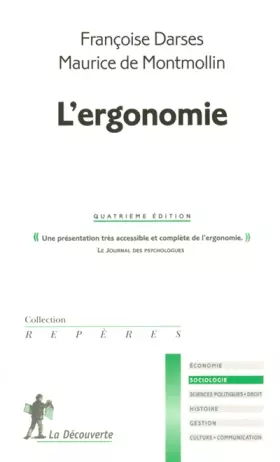 Couverture du produit · L'ERGONOMIE