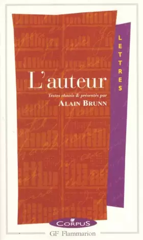 Couverture du produit · L'auteur
