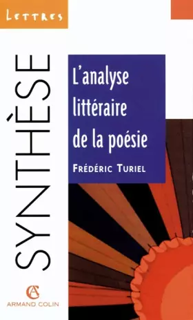 Couverture du produit · Analyse littéraire de poésie, numéro 10