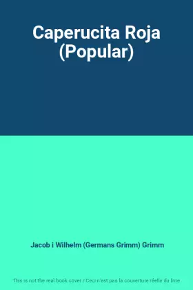 Couverture du produit · Caperucita Roja (Popular)