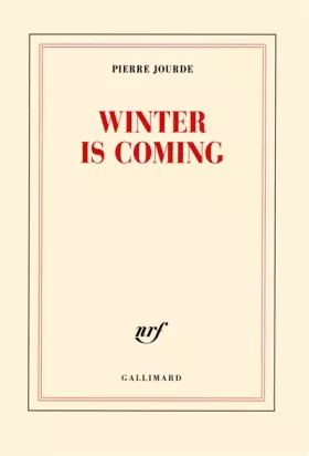 Couverture du produit · Winter is coming