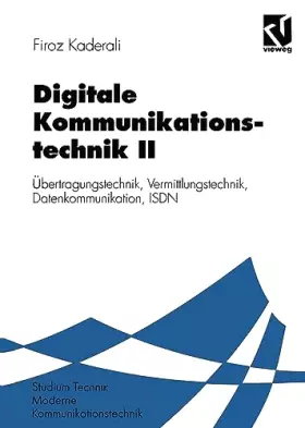 Couverture du produit · Übertragungstechnik, Vermittlungstechnik, Datenkommunikation, ISDN (Digitale Kommunikationstechnik, Band 2)