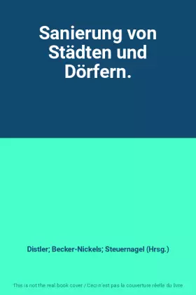 Couverture du produit · Sanierung von Städten und Dörfern.