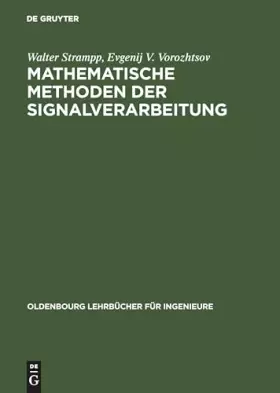 Couverture du produit · Mathematische Methoden der Signalverarbeitung (Oldenbourg Lehrbücher für Ingenieure)
