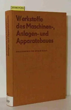 Couverture du produit · Werkstoffe des Maschinen-, Anlagen- und Apparatebaues