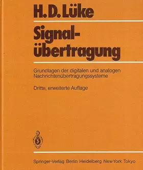 Couverture du produit · Signalübertragung: Grundlagen der digitalen und analogen Nachrichtenübertragungssysteme