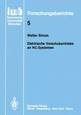 Couverture du produit · Elektronische Vorschubantriebe an NC-Systemen (iwb Forschungsberichte, 5, Band 5)