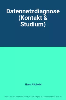 Couverture du produit · Datennetzdiagnose (Kontakt & Studium)