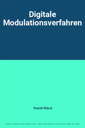 Couverture du produit · Digitale Modulationsverfahren