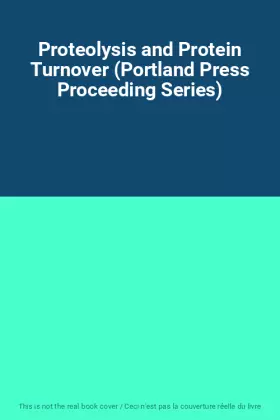 Couverture du produit · Proteolysis and Protein Turnover (Portland Press Proceeding Series)