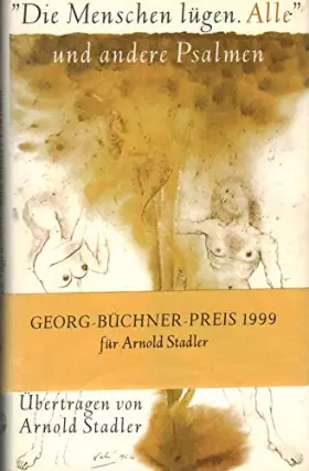 Couverture du produit · »Die Menschen lügen. Alle« und andere Psalmen