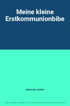Couverture du produit · Meine kleine Erstkommunionbibe