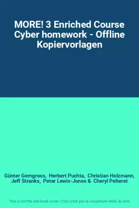 Couverture du produit · MORE! 3 Enriched Course Cyber homework - Offline Kopiervorlagen