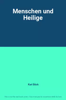 Couverture du produit · Menschen und Heilige