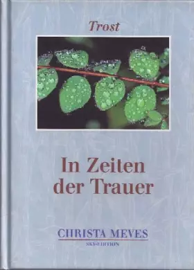 Couverture du produit · Trost: In Zeiten der Trauer