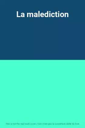 Couverture du produit · La malediction