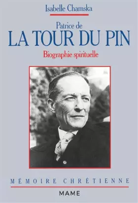 Couverture du produit · Patrice de La Tour du Pin