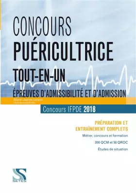 Couverture du produit · Concours puéricultrice 2018 : Epreuves écrite et orale