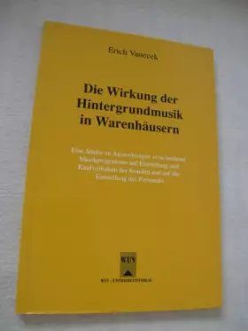 Couverture du produit · Die Wirkung der Hintergrundmusik in Warenhäusern