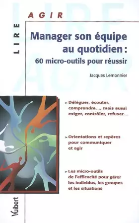 Couverture du produit · Manager son équipe au quotidien : 60 micro-outils pour réussir