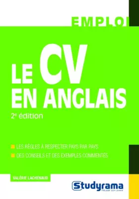 Couverture du produit · Le CV en anglais