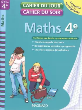 Couverture du produit · Maths 4e