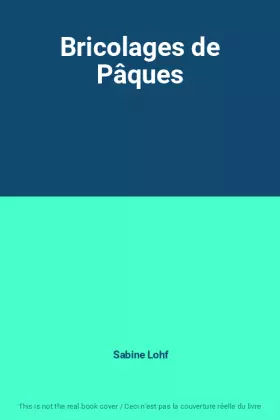 Couverture du produit · Bricolages de Pâques