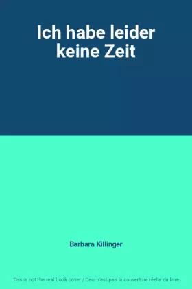 Couverture du produit · Ich habe leider keine Zeit
