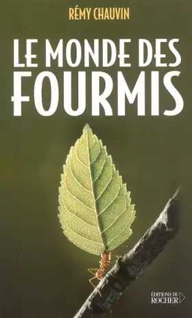 Couverture du produit · Le monde des fourmis