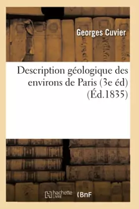 Couverture du produit · Description géologique des environs de Paris 3e éd