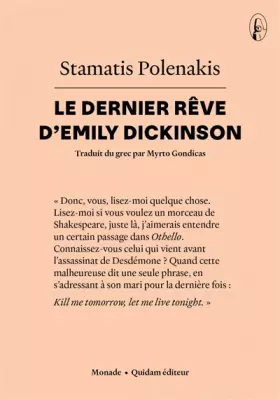 Couverture du produit · Le dernier rêve d'Emily Dickinson