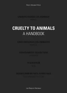Couverture du produit · Cruelty To Animals: A Handbook