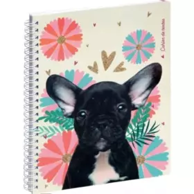Couverture du produit · Exacompta - 999143E - Cahier de textes Lovely - 17 x 22 cm - Visuel chiot