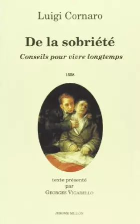 Couverture du produit · De la sobriété: Conseils pour vivre longtemps