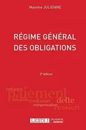 Couverture du produit · Régime général des obligations