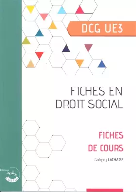 Couverture du produit · Fiches en droit social: Fiches de cours DCG UE3