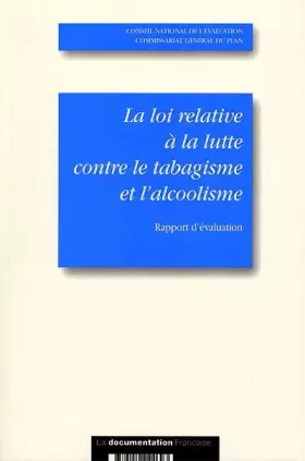 Couverture du produit · Loi relative à la lutte contre le tabagisme et l'alcool