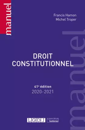 Couverture du produit · Droit constitutionnel (2020-2021)