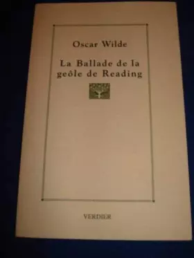 Couverture du produit · La ballade de la geôle de Reading : Poème