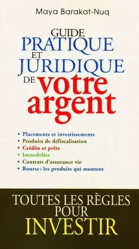 Couverture du produit · Guide pratique et juridique de votre argent