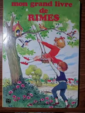 Couverture du produit · Mon grand livre de rimes