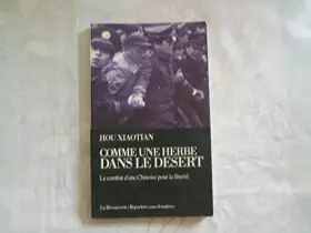 Couverture du produit · Comme une herbe dans le désert