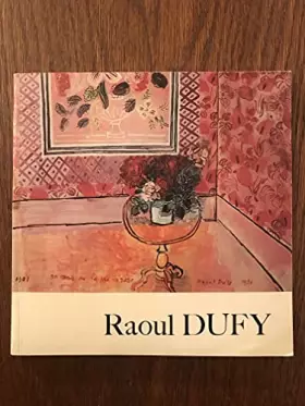 Couverture du produit · oeuvres de RAOUL DUFY peintures aquarelles dessins Musee d'Art Moderne de la ville de Paris