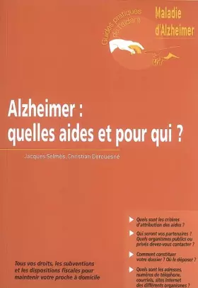 Couverture du produit · Alzheimer : quelles aides et pour qui ?