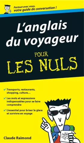Couverture du produit · Anglais du voyageur Guide de conversation Pour les nuls (L')