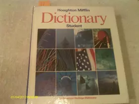 Couverture du produit · Houghton Mifflin Student Dictionary (An American Heritage Dictionary)