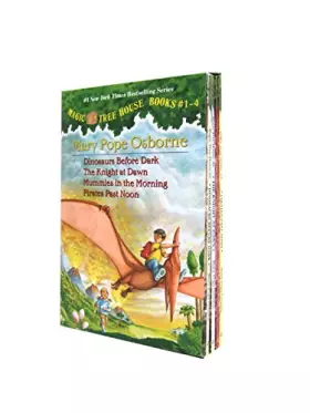 Couverture du produit · Magic Tree House 1-4: Dinosaurs Before Dark/the Knight at Dawn/Mummies in the Morning/Pirates Past Noon