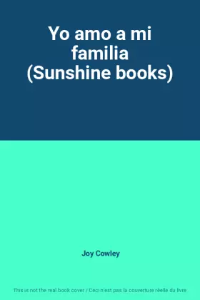 Couverture du produit · Yo amo a mi familia (Sunshine books)