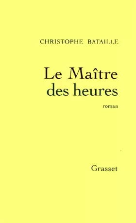 Couverture du produit · Le maître des heures